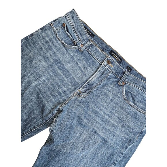 Lucky Brand 221 Straight Mens Blue Jeans Size 38x32 Cotton Stretch Durable Fit - Picture 7 of 8